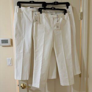 3 Theory ankle & cropped pants - 2 NEW